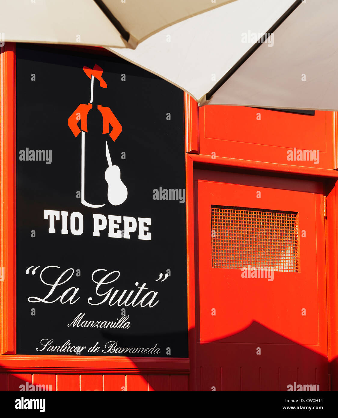 Tio Pepe sherry sign Stock Photo - Alamy
