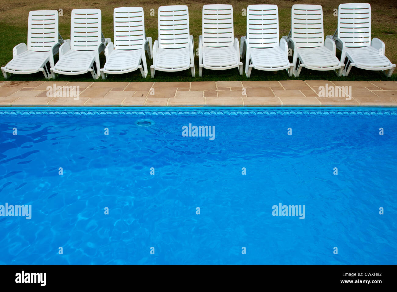 New Orleans Pool Lounger - White main image 0