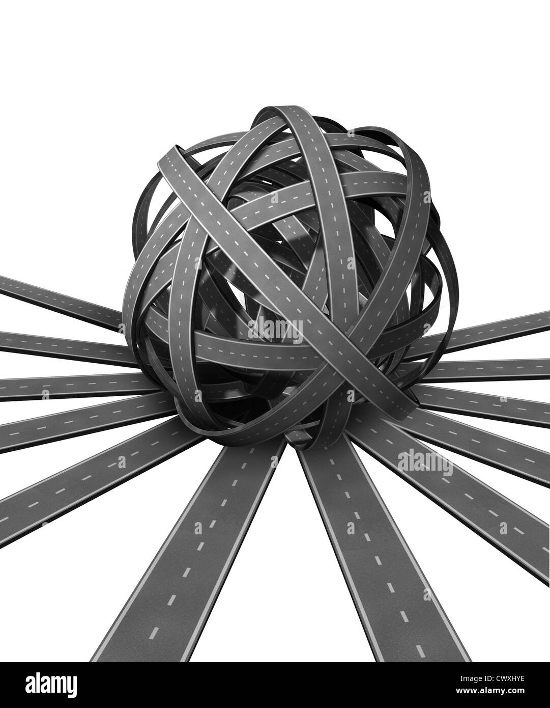 Red ball highway Black and White Stock Photos & Images Alamy