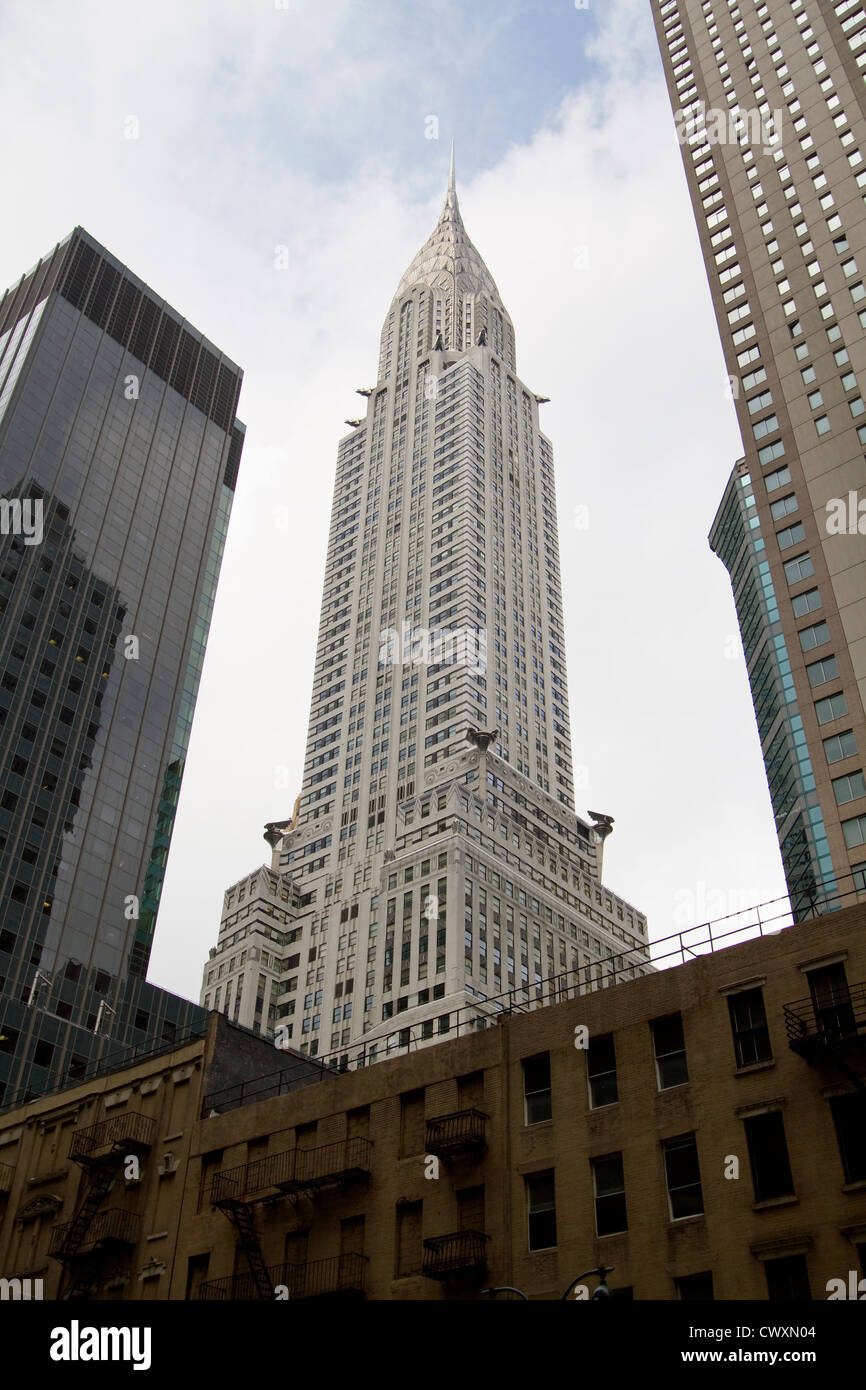 The Chrysler building in New York Stock Photo