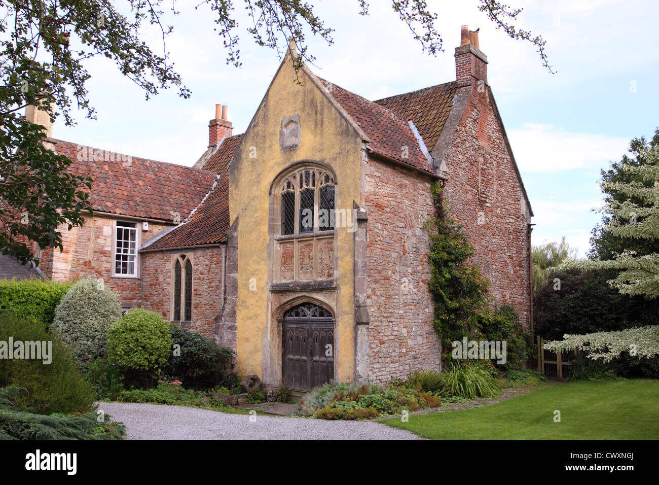 Wells Somerset UK The Rib a 15th Century former canonical house stands