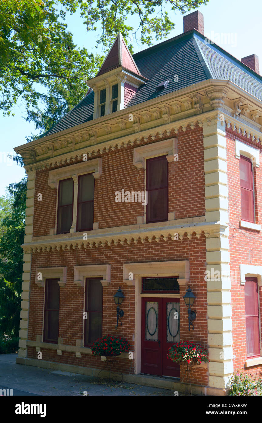 Historic residence at Schell Brewery in New Ulm Minnesota Stock Photo ...