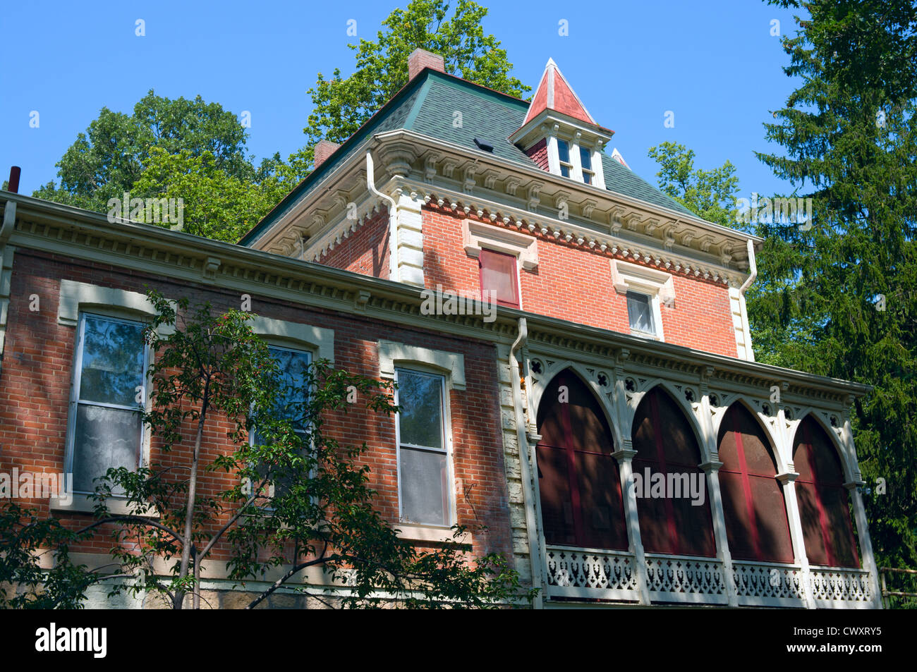 Historic Schell Mansion in New Ulm Minnesota Stock Photo Alamy