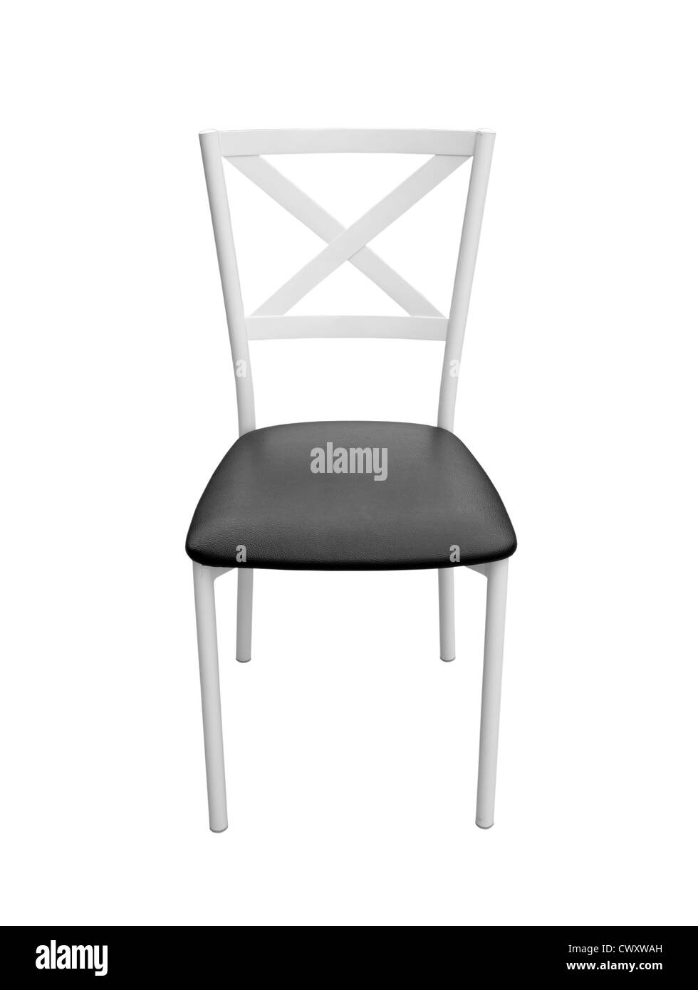 Modern wooden chair white Black and White Stock Photos & Images - Alamy
