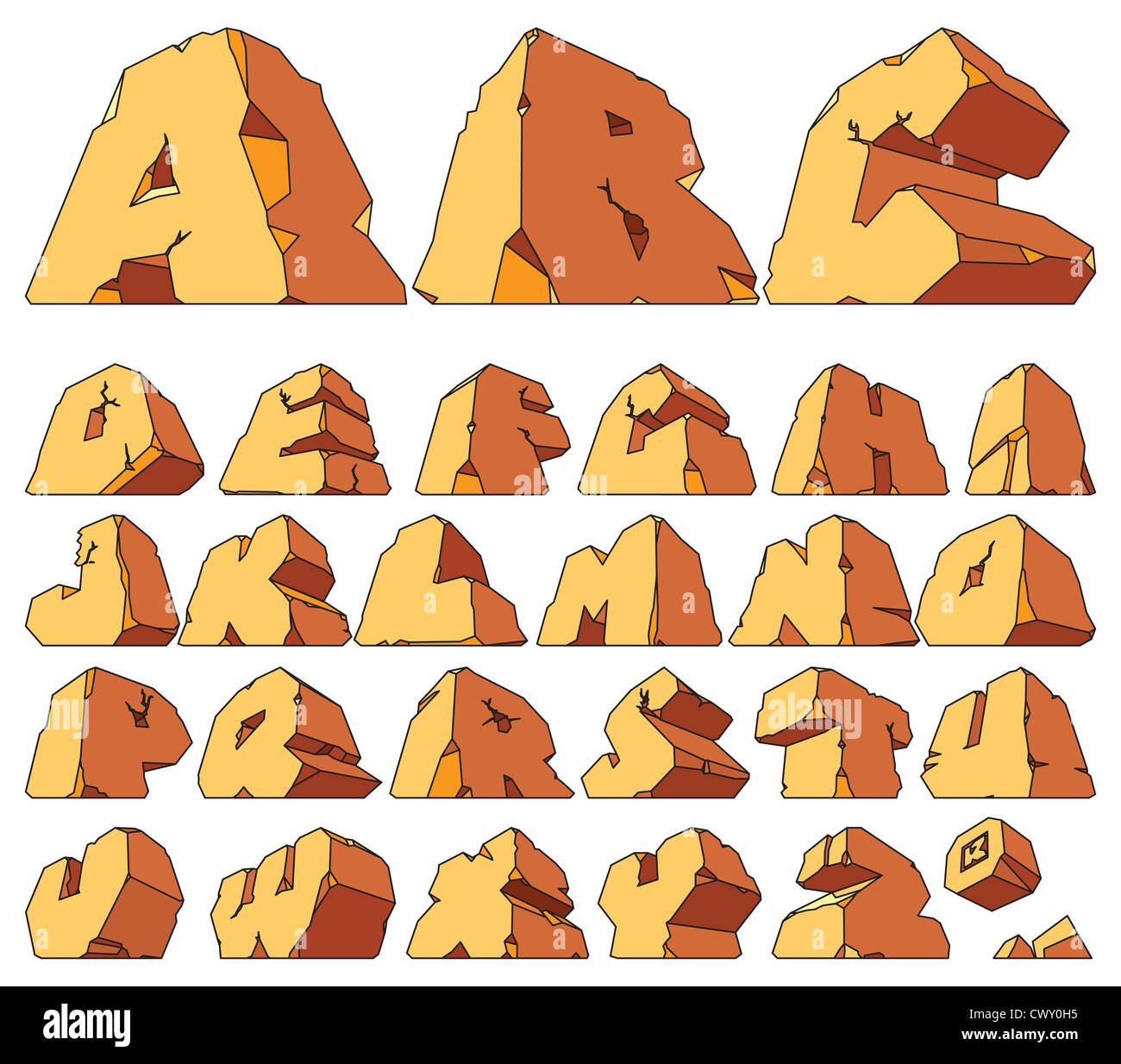 Alphabet stone hi-res stock photography and images - Alamy