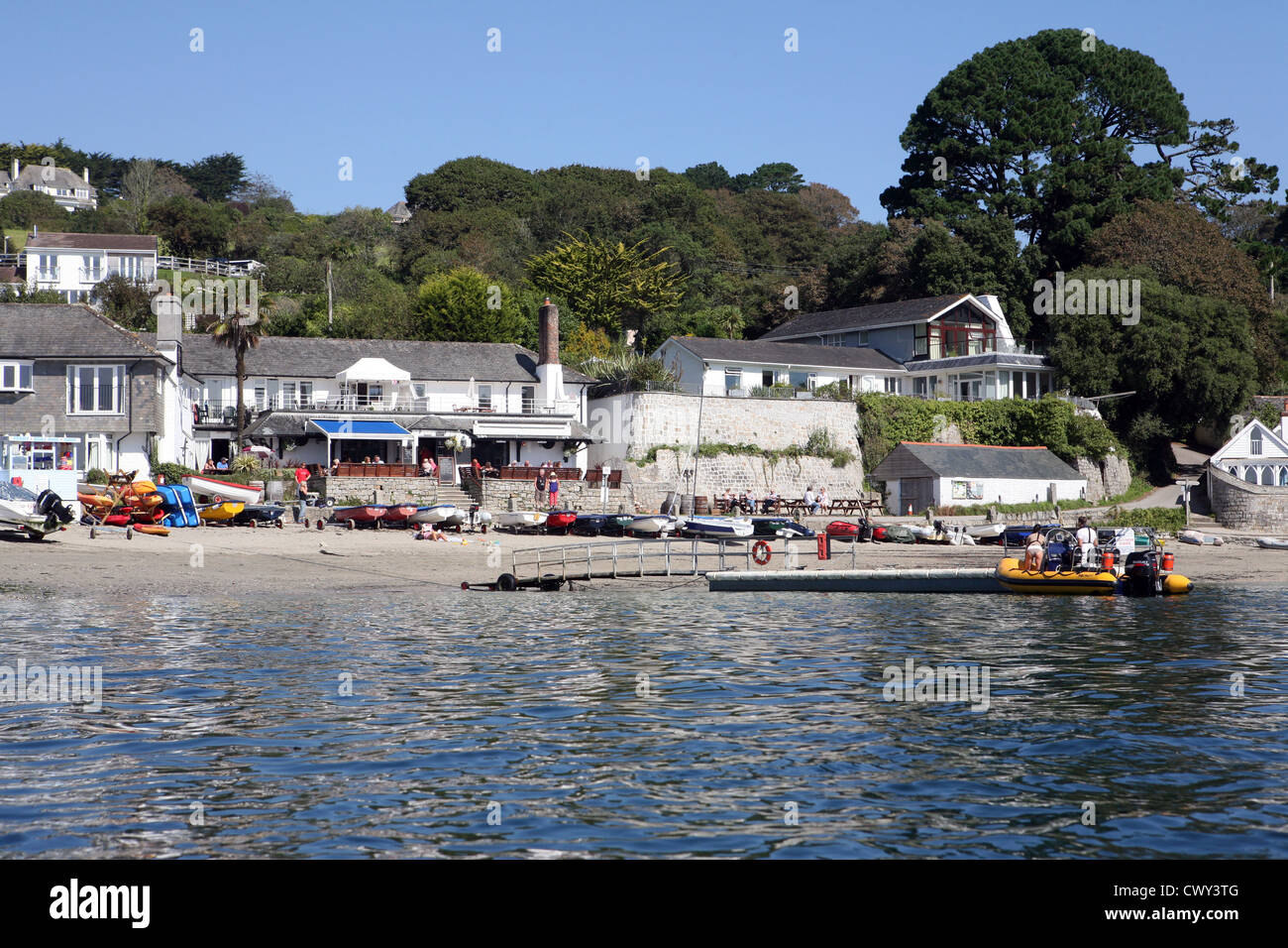 Helford Passage Helford River Cornwall England UK GB Stock Photo Alamy