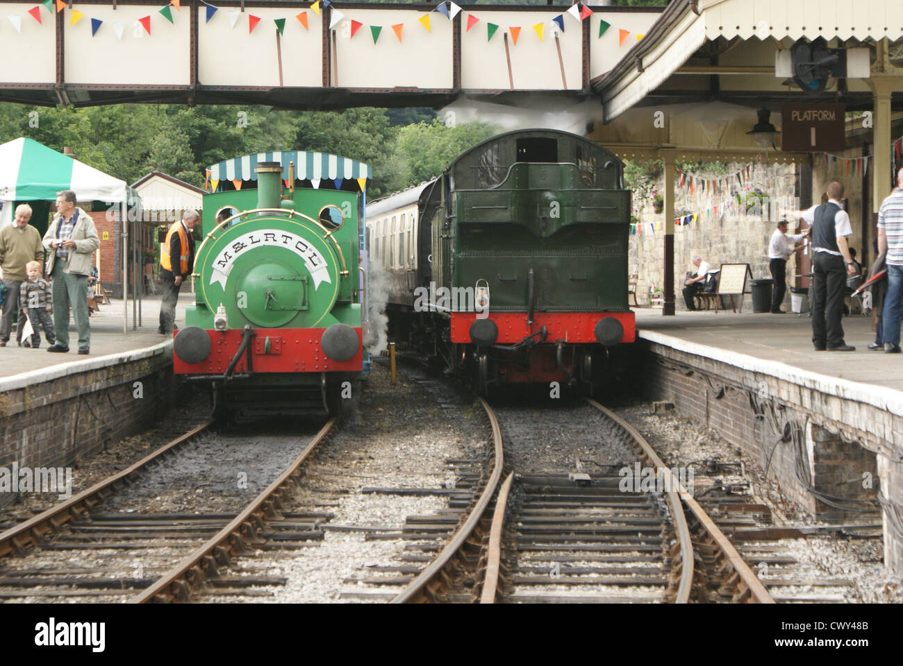 Ivor The Engine Replica At The Steam Preservation Railway At Stock Photo Alamy - steam engine roblox