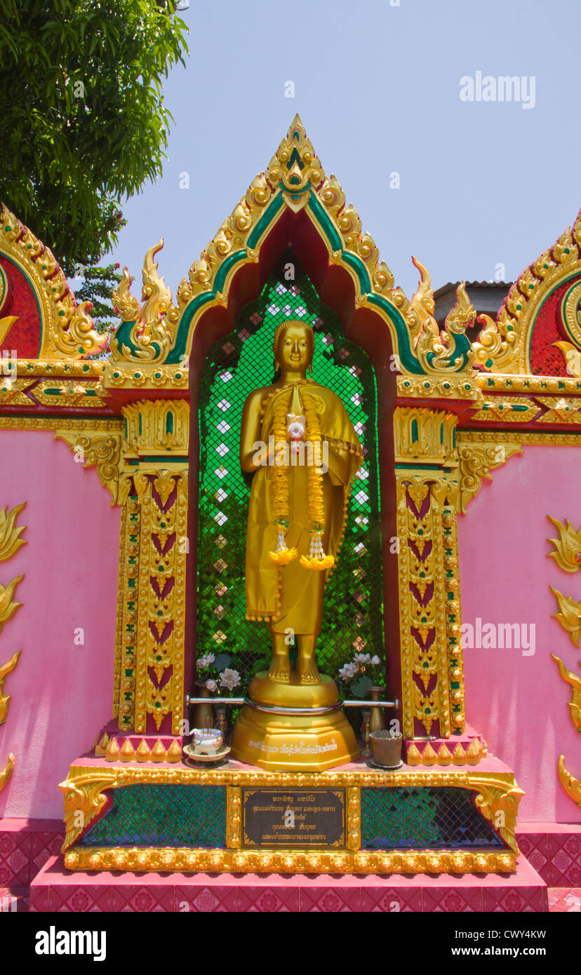 Standing Buddha at Wat Nai Tong,Phuket, Thailand. Stock Photo
