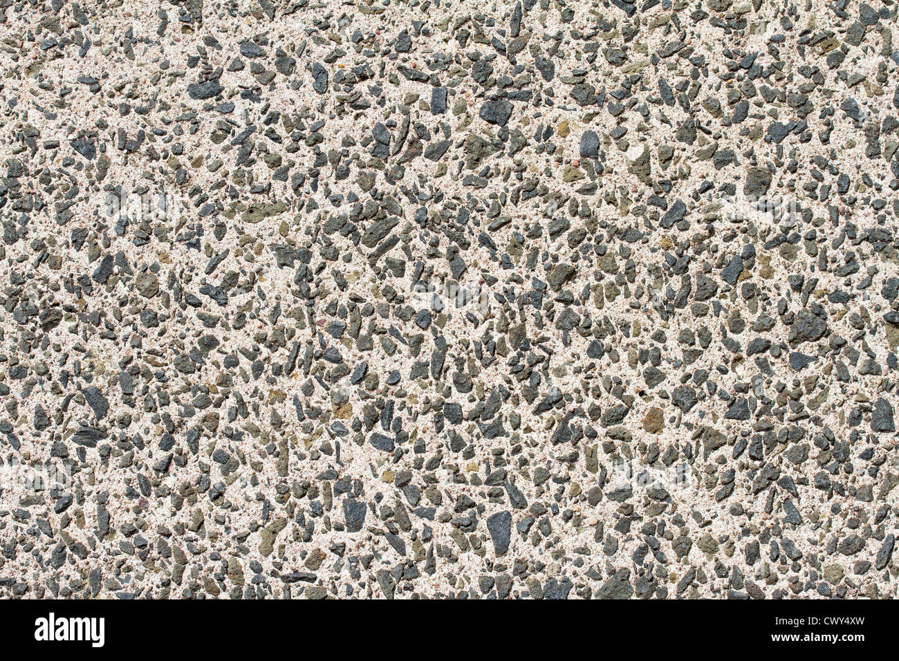 Close up image of old concrete paving slab Stock Photo