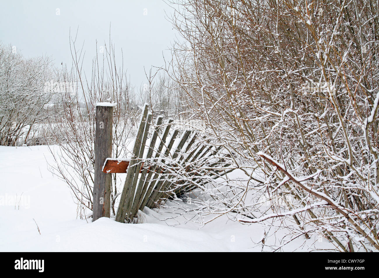 Old white fence hi-res stock photography and images - Alamy