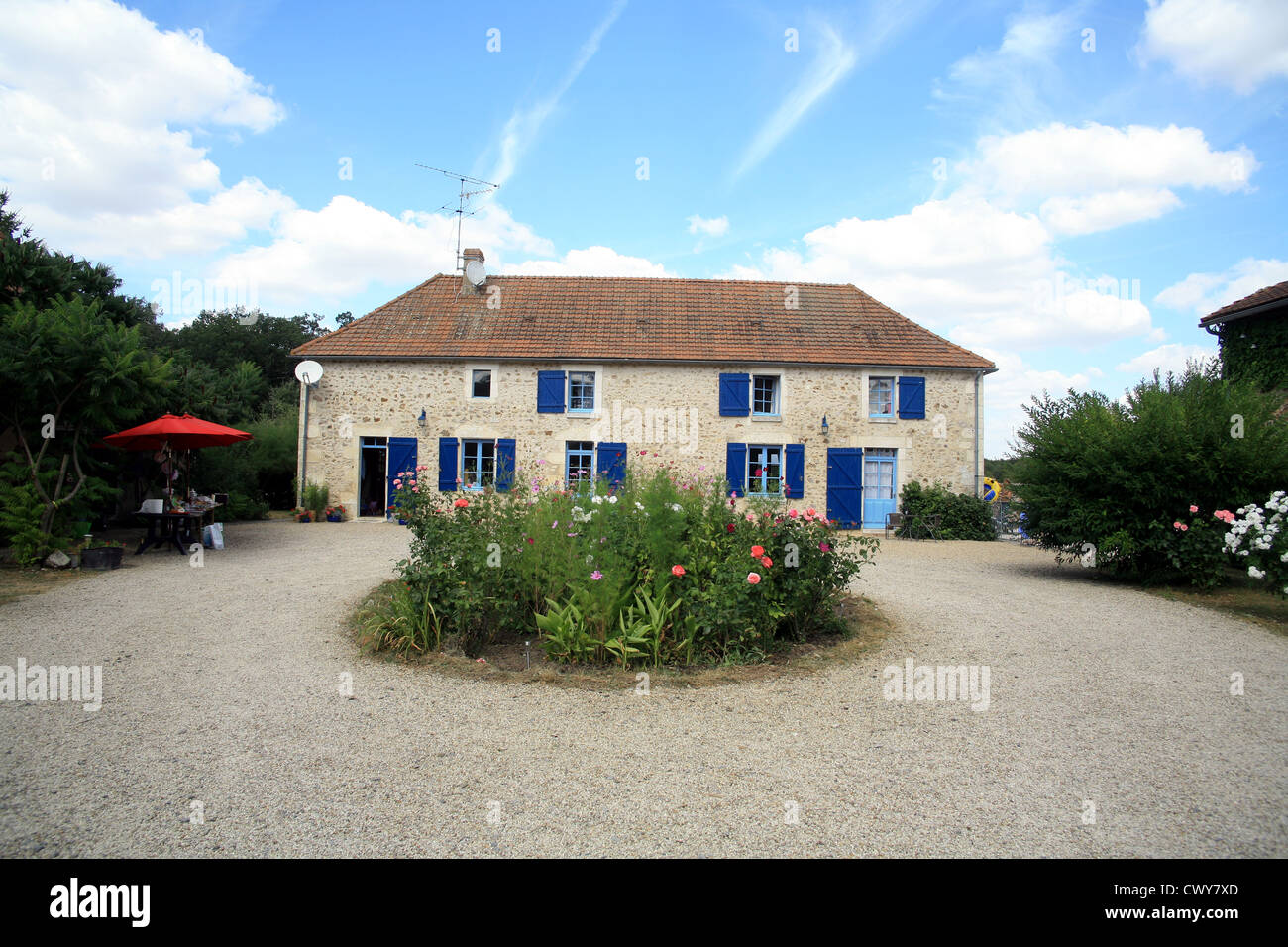 Typical French House Stock Photo Alamy