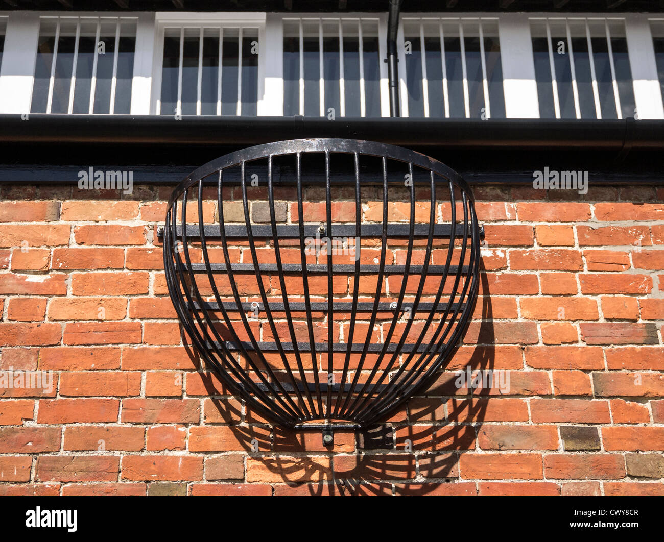 Wrought iron hanging basket hi-res stock photography and images - Alamy