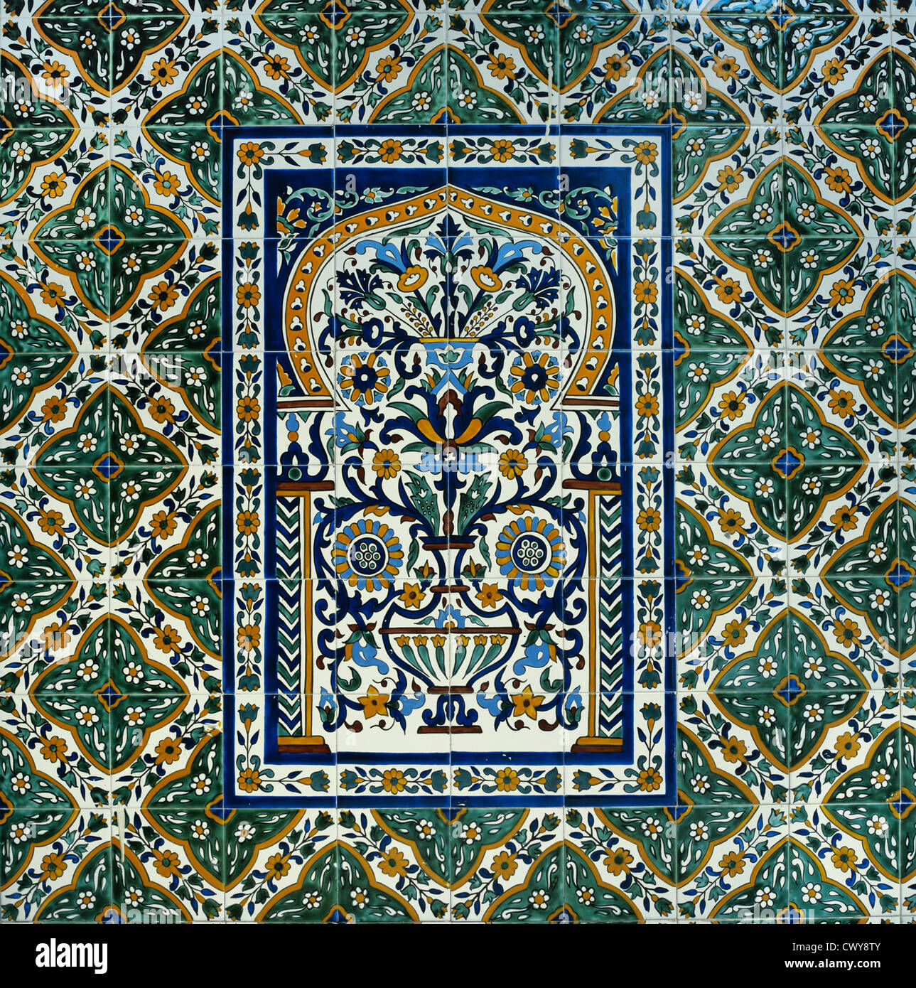 Decorative tiles Hammamet, Tunisia, North Africa Stock Photo - Alamy