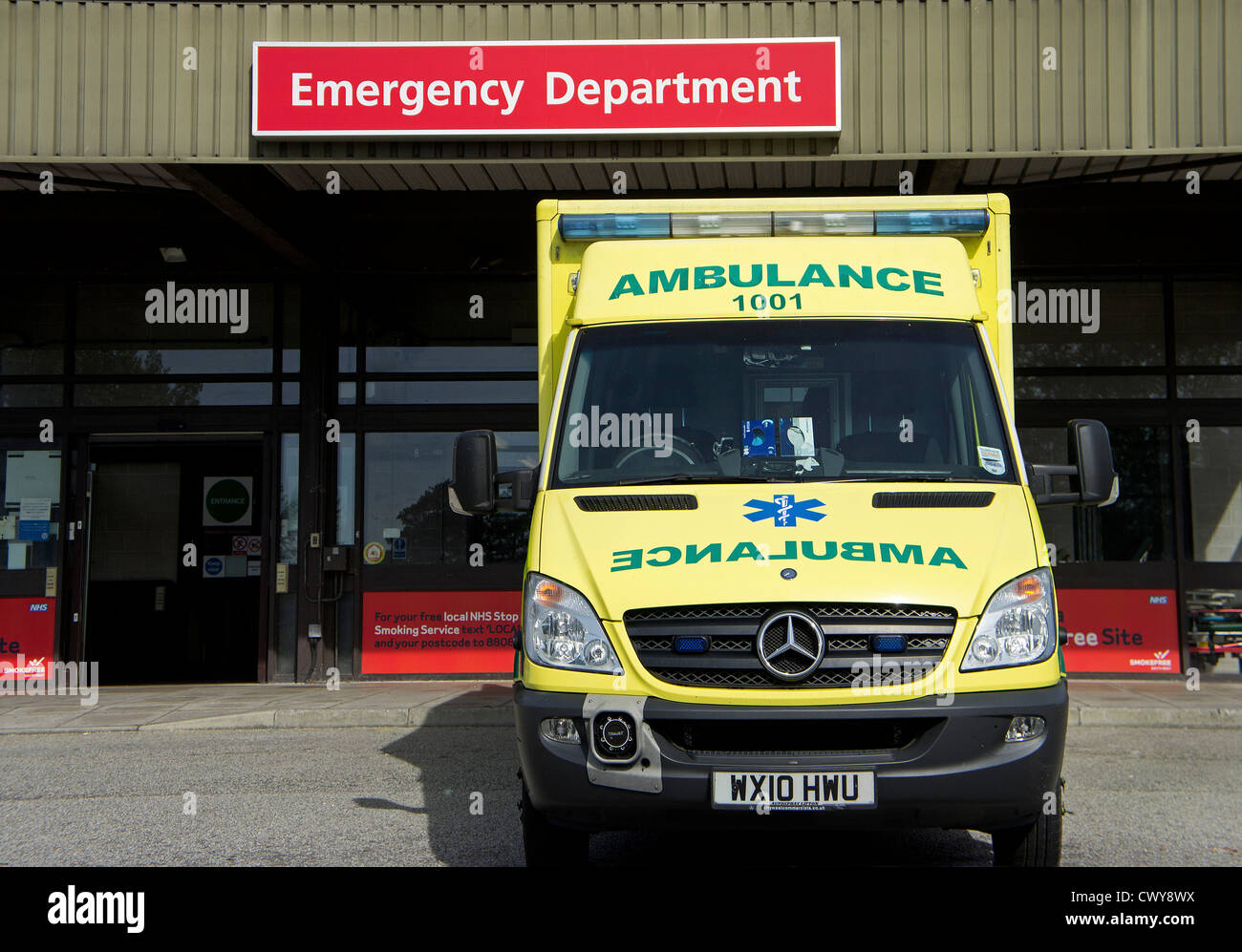 The Accident and Emergency department at the Royal Cornwall hospital, Truro, UK Stock Photo