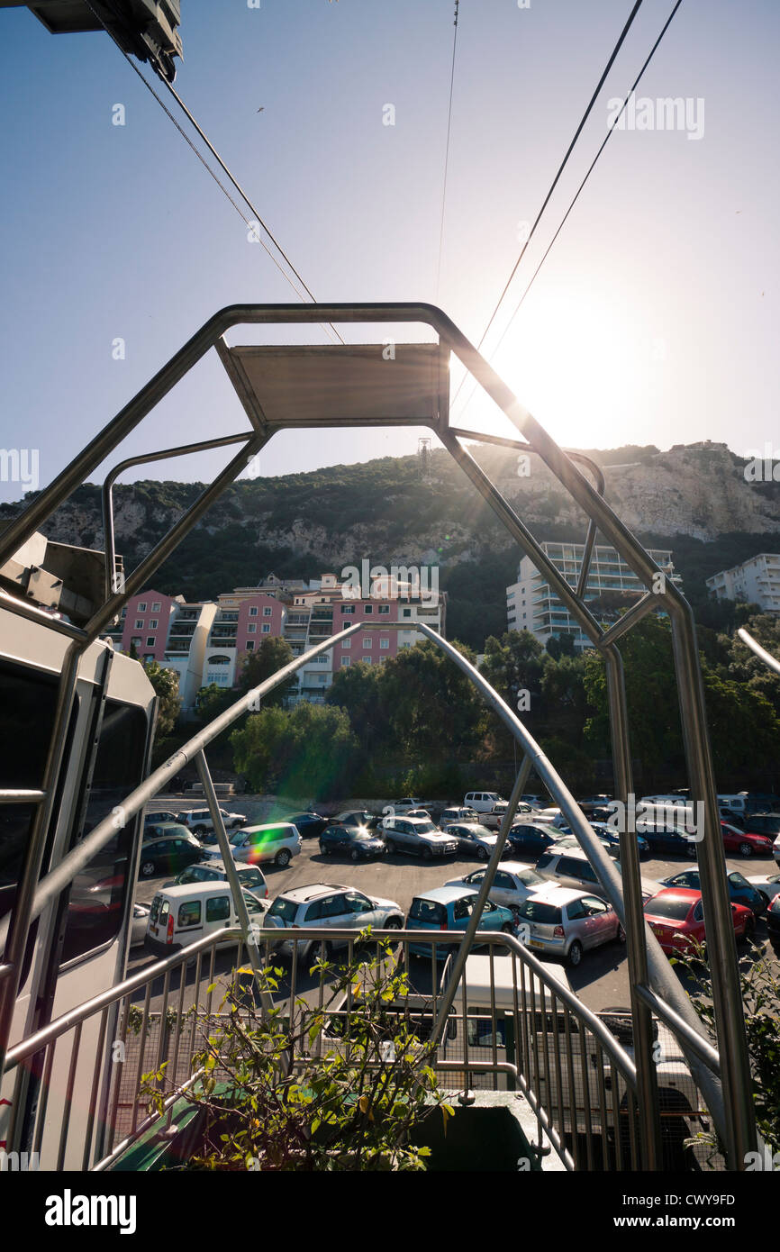 Cable car in Gibraltar Stock Photo Alamy
