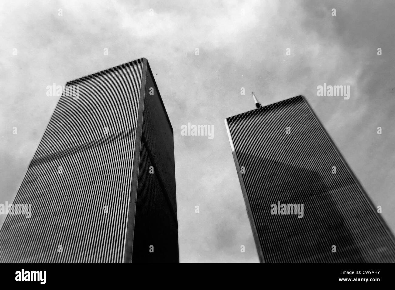 World Trade Center, circa 1988 Stock Photo