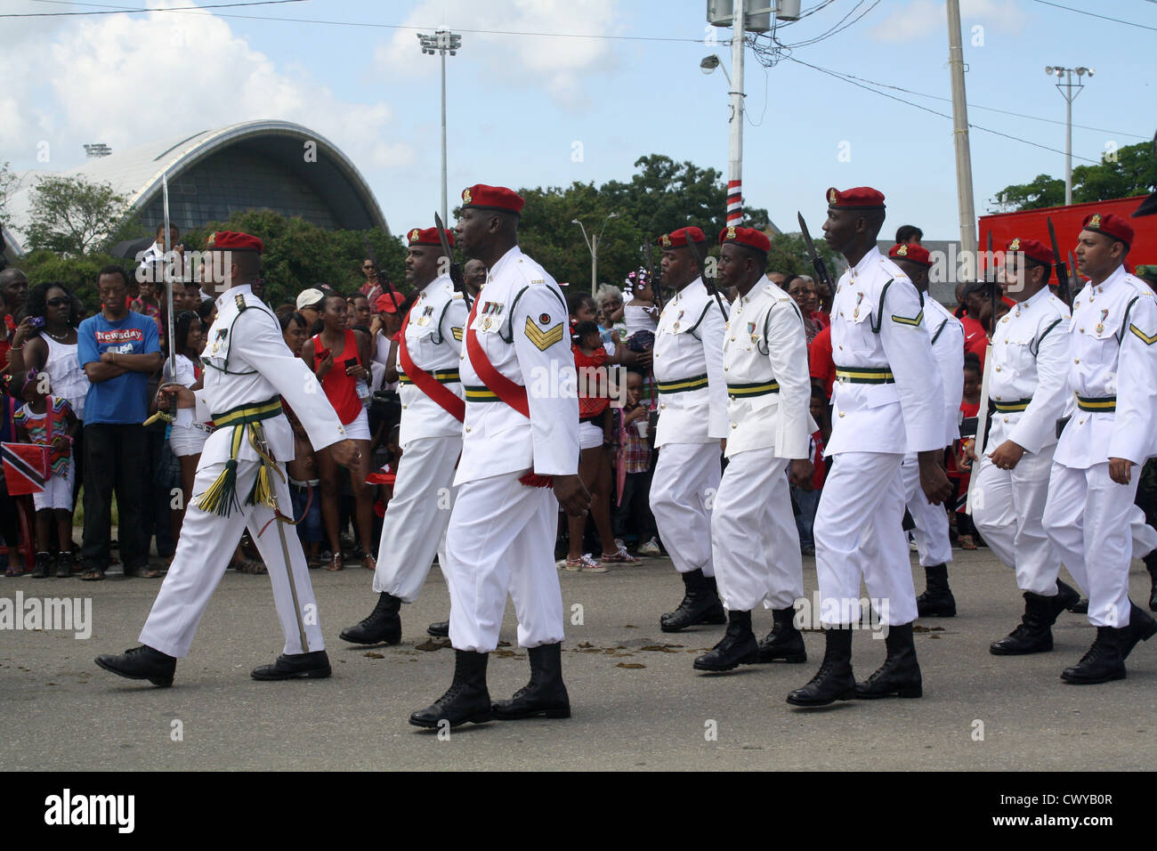 Trinidad And Tobago Fire Service Parade Stock Photo Alamy