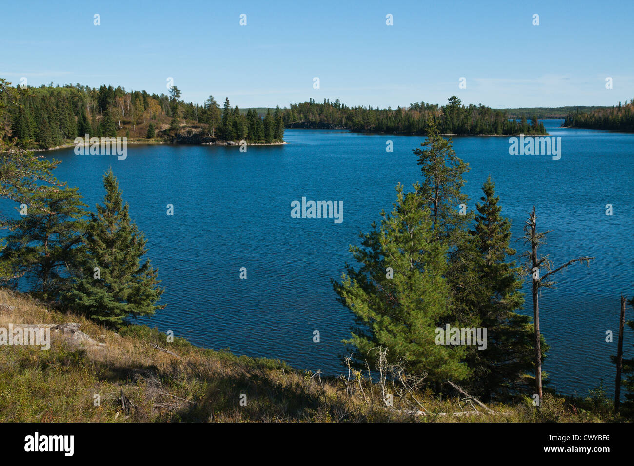 High Lake Manitoba Canada Stock Photo