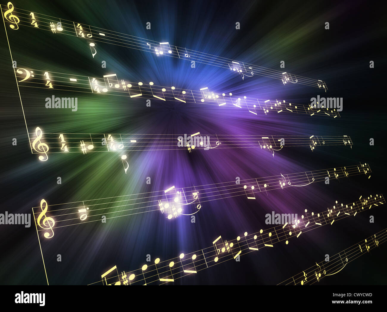 Music notation Stock Photo Alamy