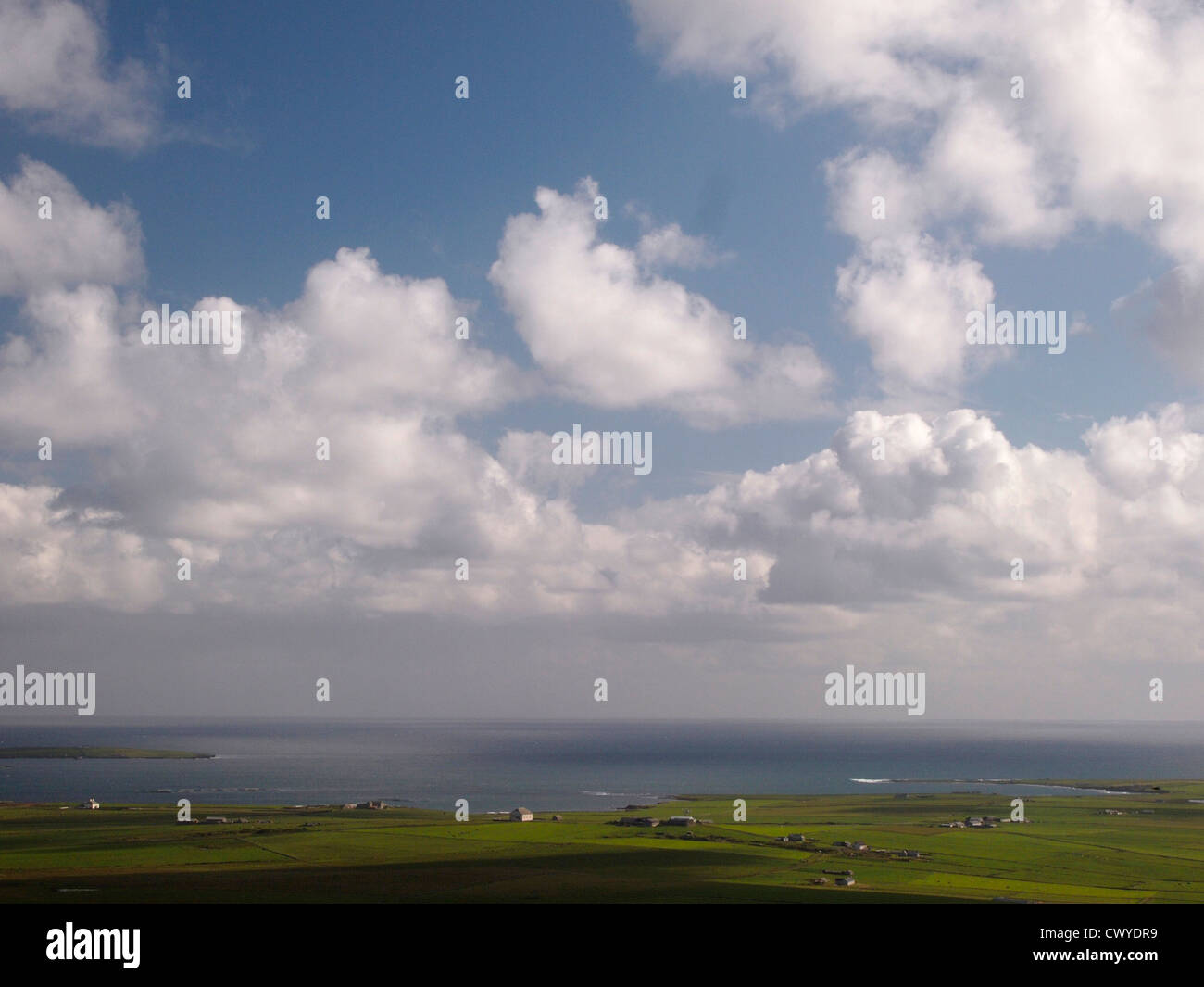 View east from Fitty hill, Westray, Orkney Stock Photo