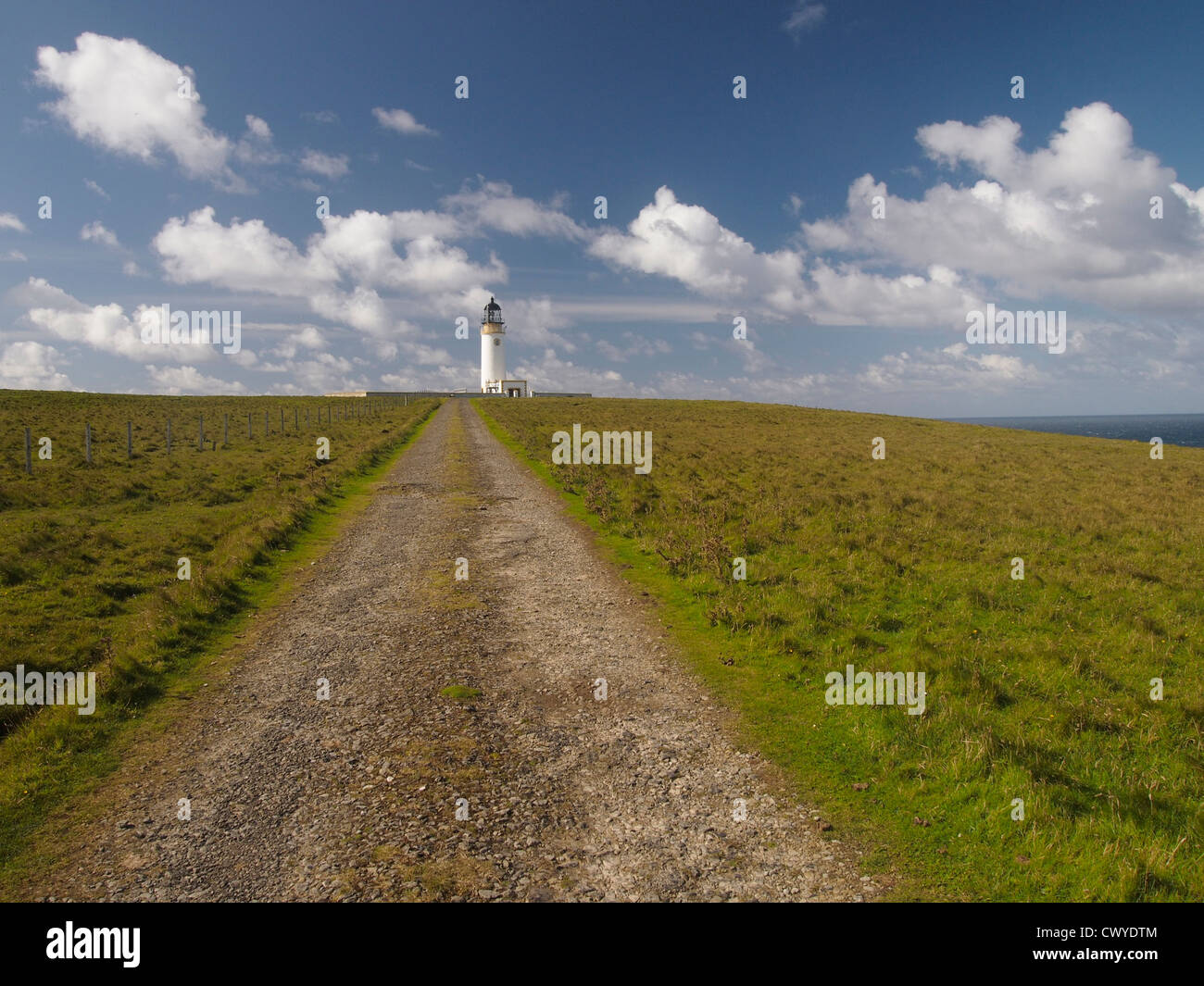 Lighthouse, Noup Head, Westray, Orkney, Scotland Stock Photo