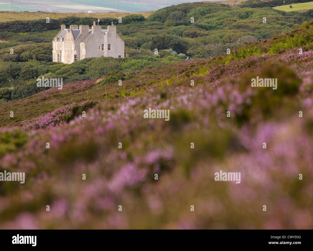 Trumland house, Rousay, Orkney, Scotland Stock Photo