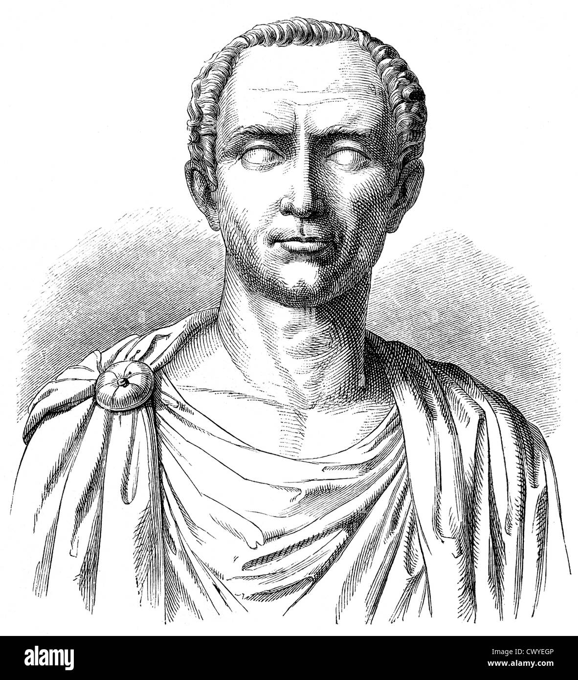 Gaius Julius Caesar, 10044 BC, Roman statesman, military commander and