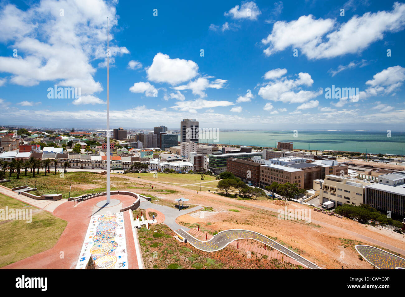 city view of Port Elizabeth, South Africa Stock Photo