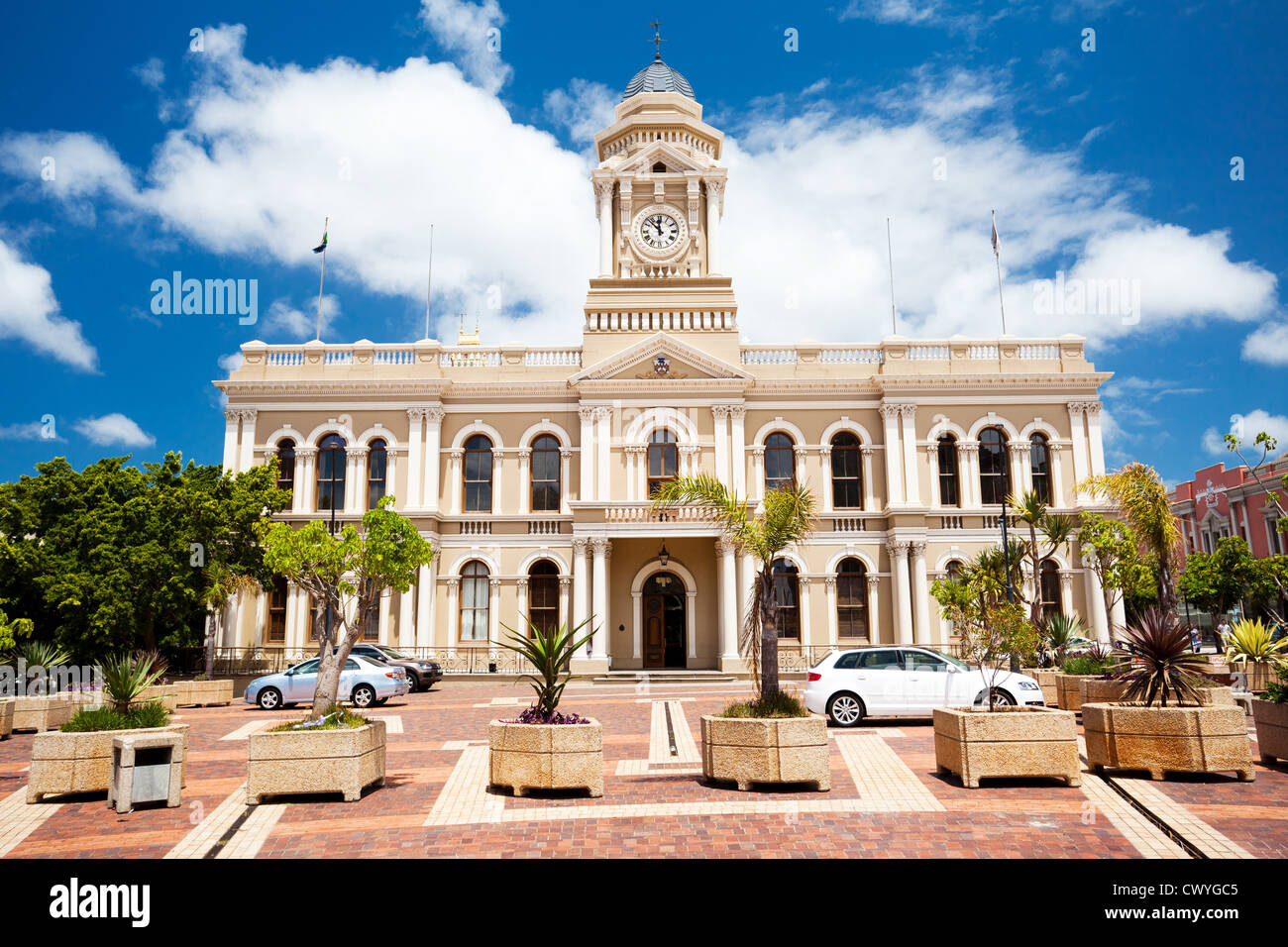 city hall of Port Elizabeth, South Africa Stock Photo