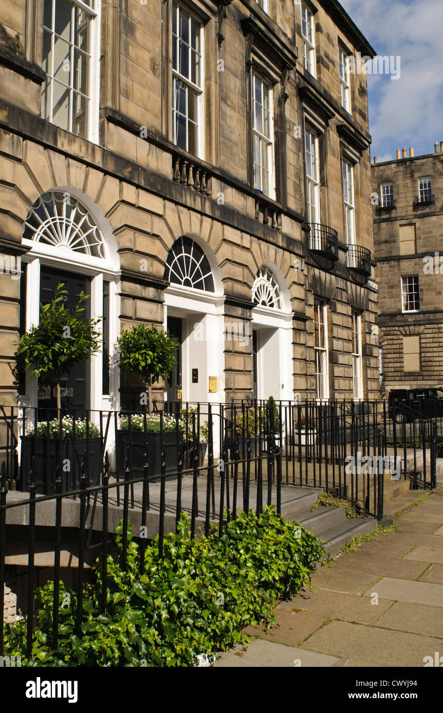 Heriot Row, in Edinburgh New Town, Edinburgh, Scotland Stock