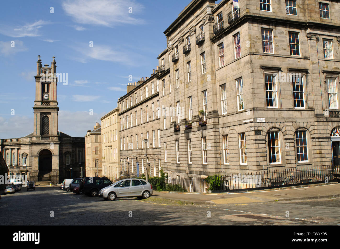 St. Vincent Street and the former St. Stephen's Parish Church, now the