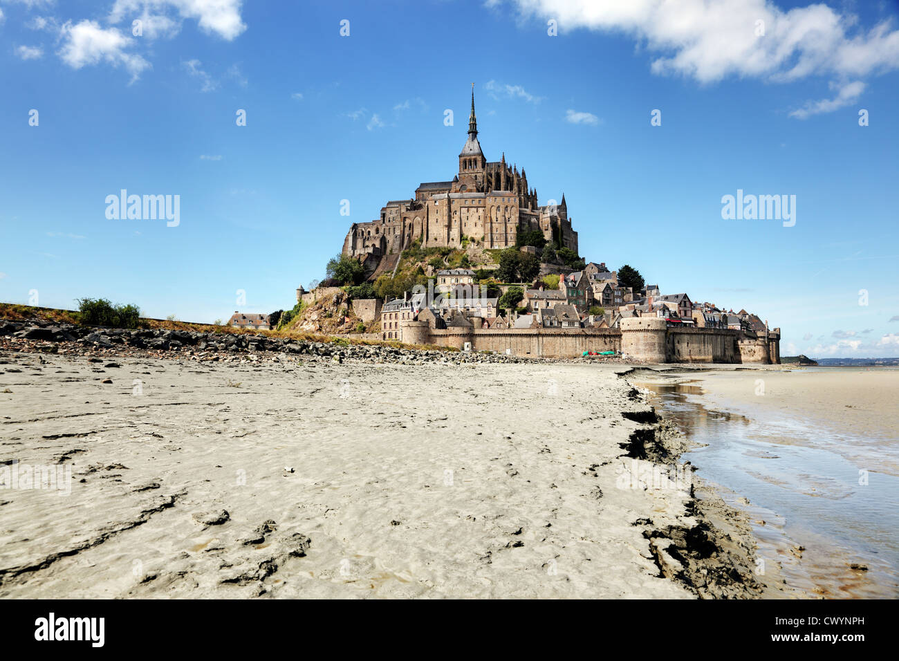 Mont St Michel Normandy France Stock Photo