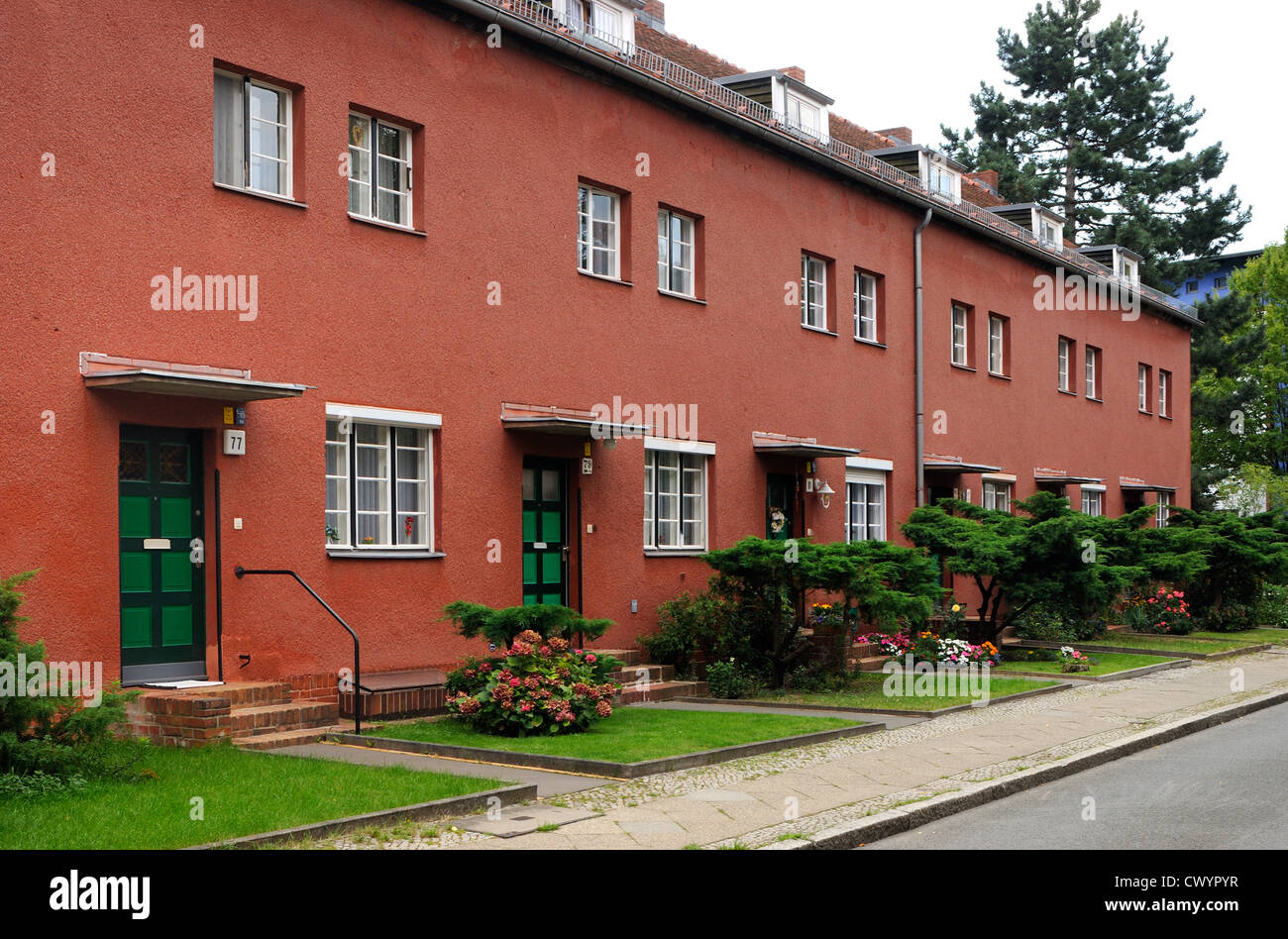 Hufeisensiedlung, Berlin-Britz, Neukoelln, Berlin, Germany, Europe Stock Photo