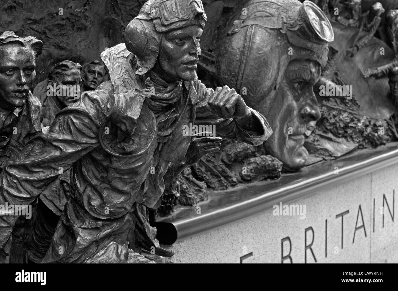 Battle of Britain memorial Westminster London UK Stock Photo