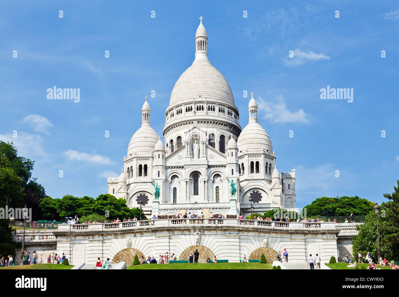 Sacre Coeur Paris France EU Europe Stock Photo