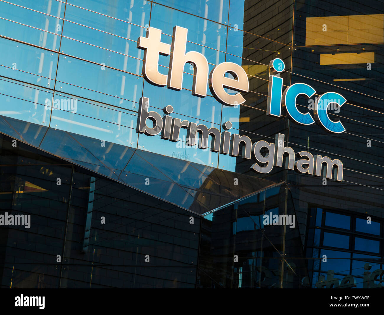 The entrance to the ICC in Birmingham, West Midlands, England Stock Photo