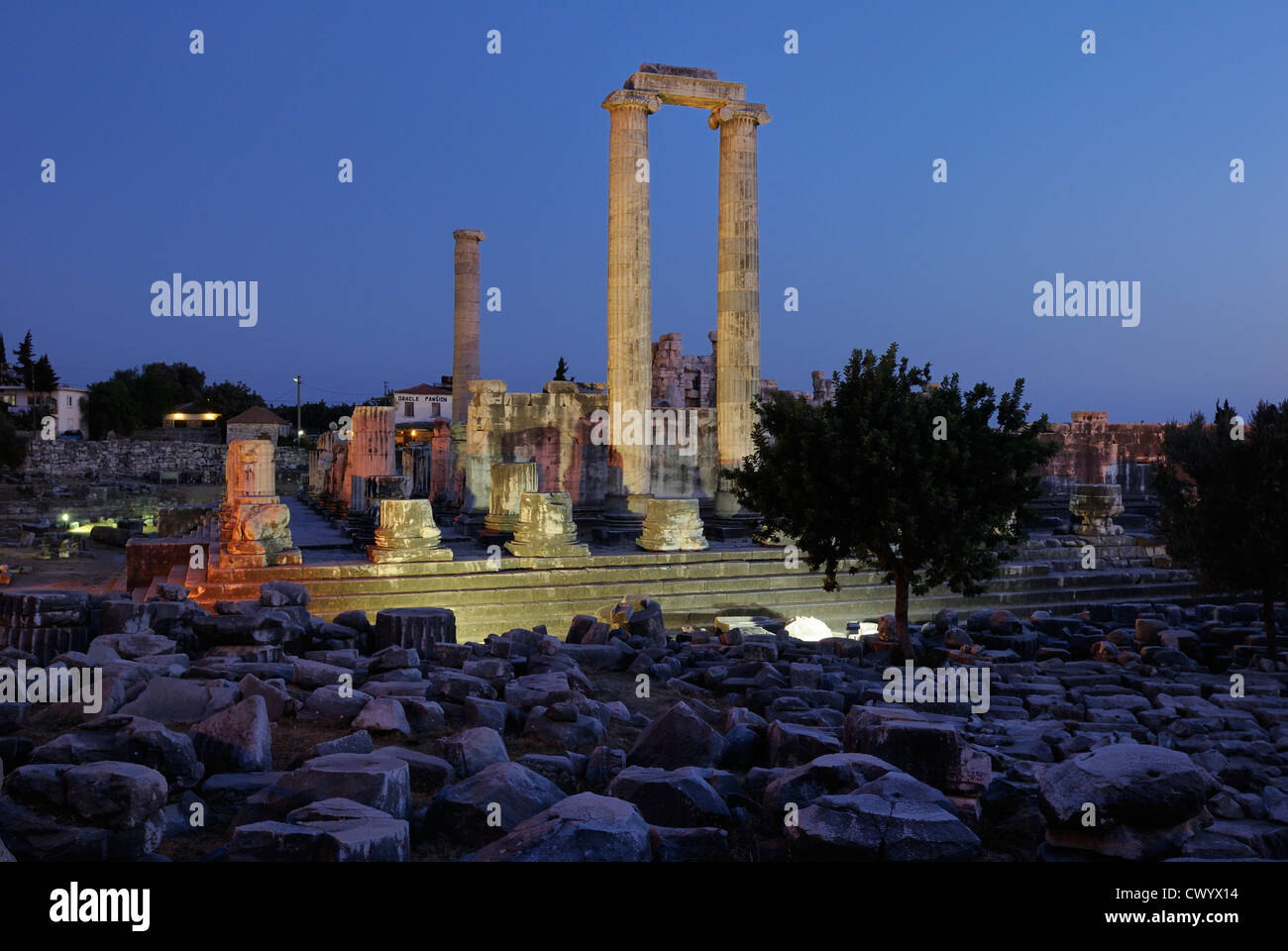 Apollo Temple in Didyma, Turkey Stock Photo