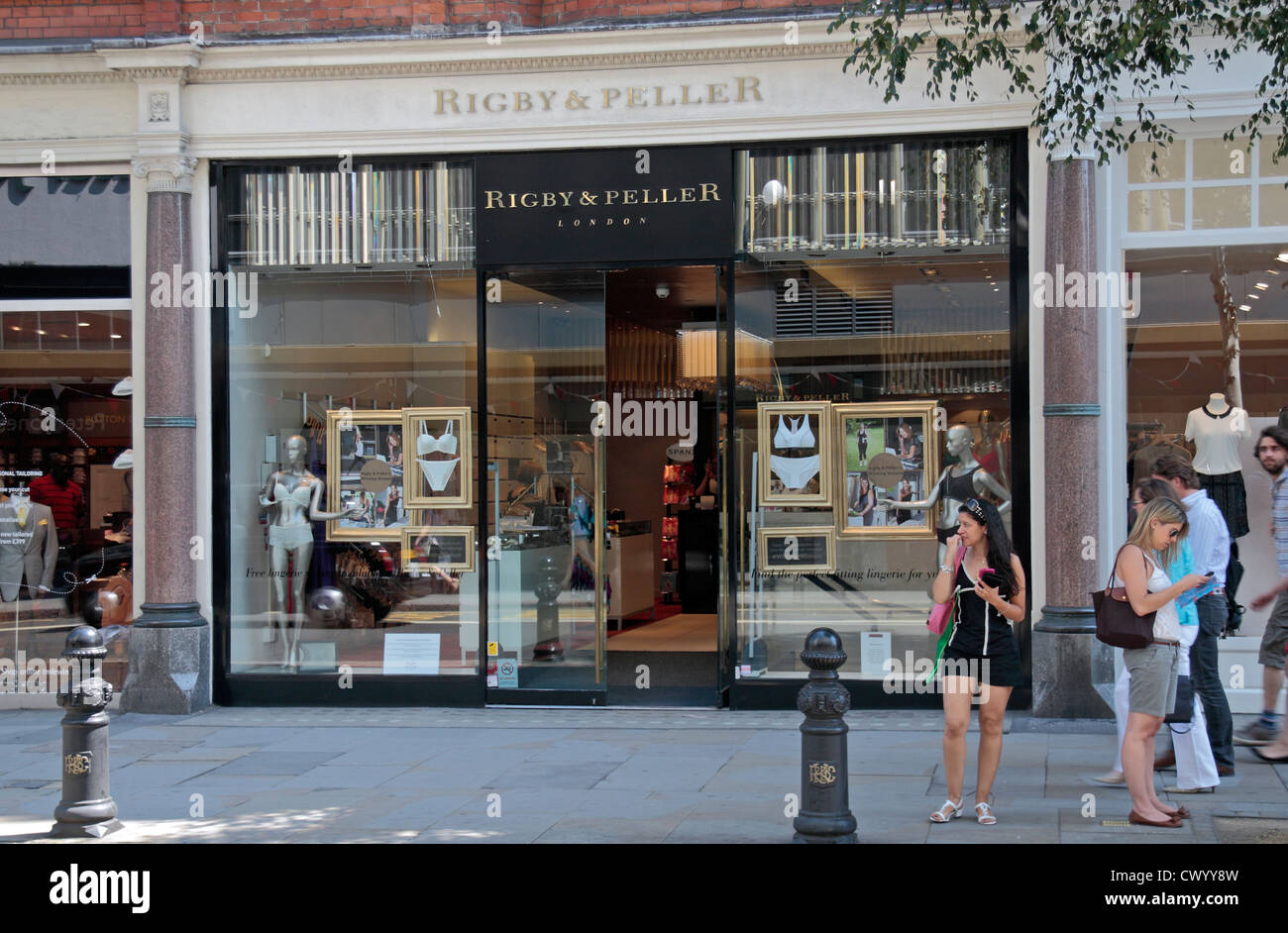 The Rigby & Peller lingerie store on the King's Road, Chelsea