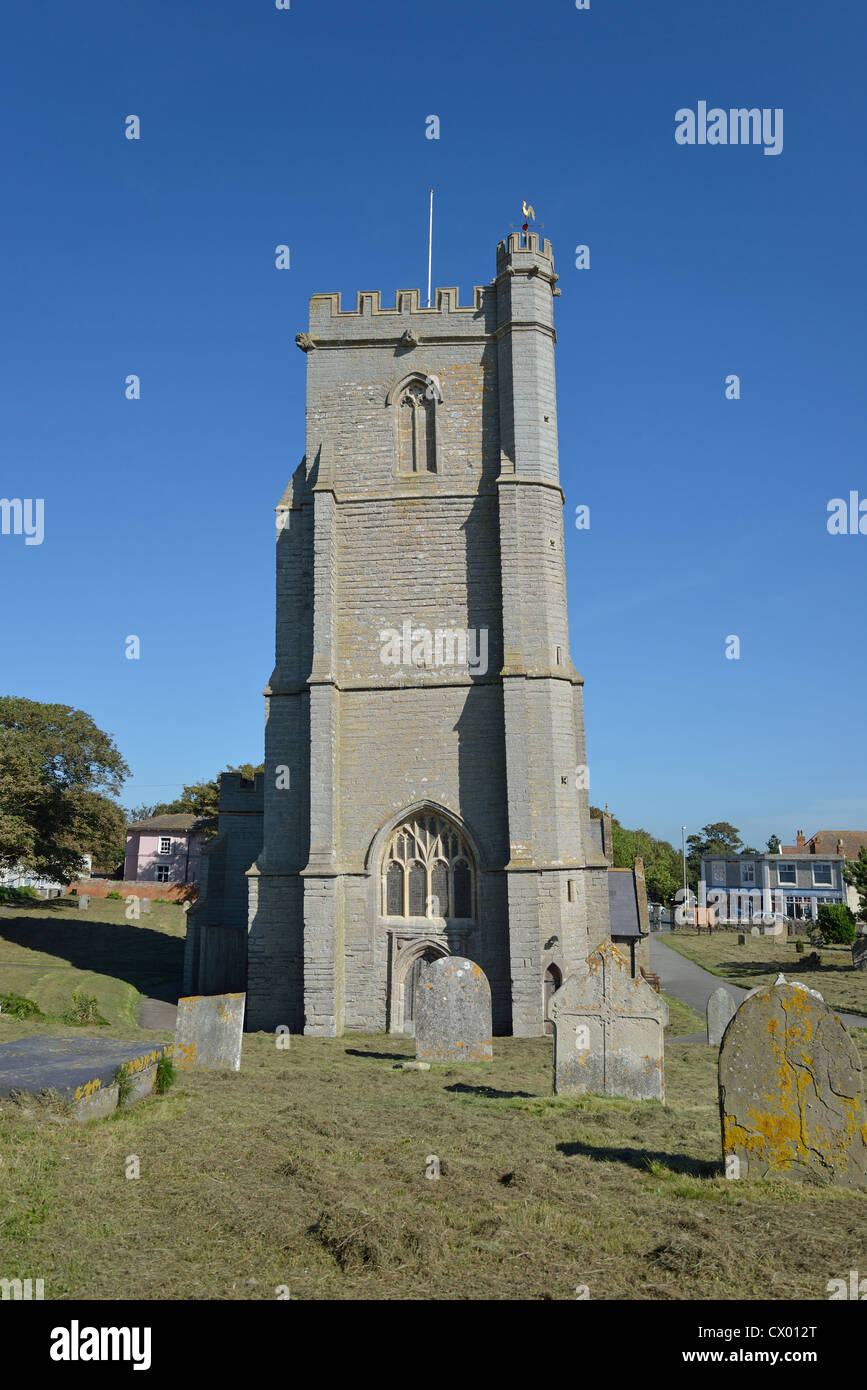 The Parish Church of St Andrews, The Esplanade, Burnham-on-Sea, Somerset, England, United Kingdom Stock Photo