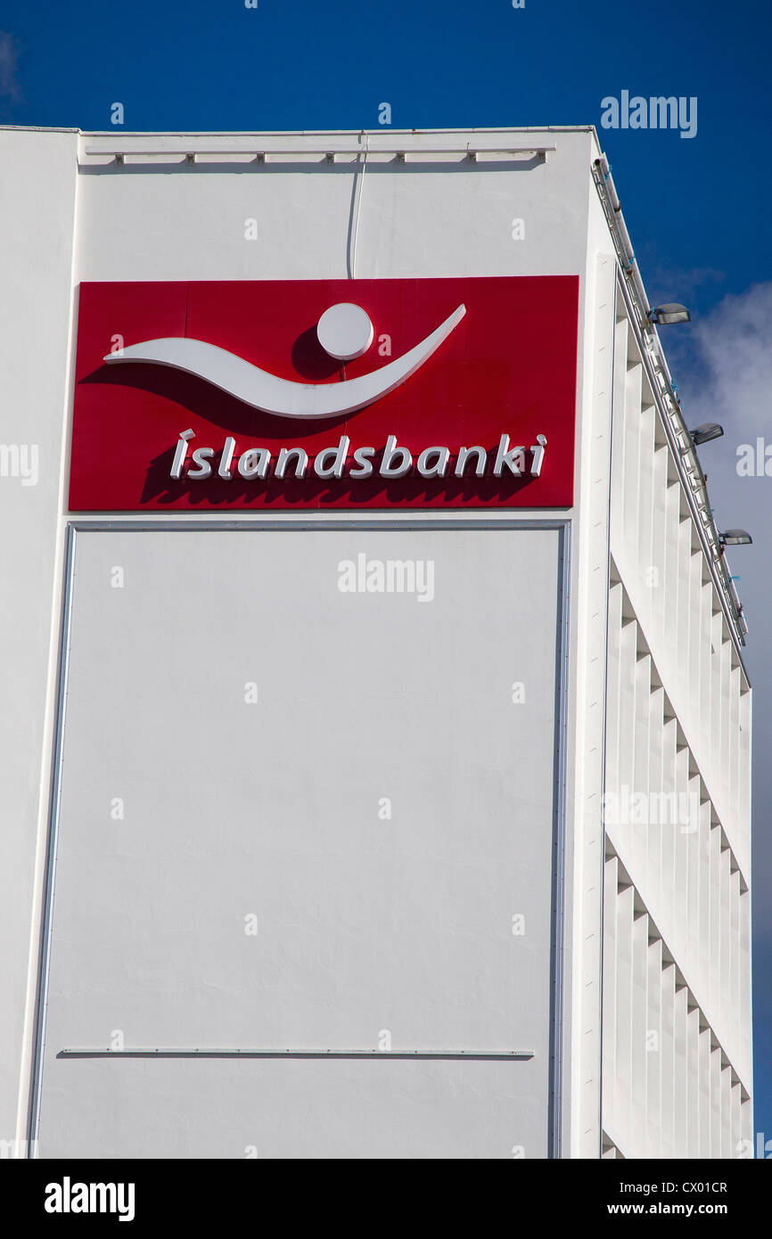 The Iceland bank 'Islandbanki'. Stock Photo