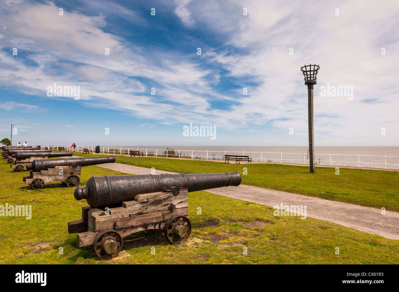 Gun Hill at Southwold , Suffolk , England , Britain , Uk Stock Photo