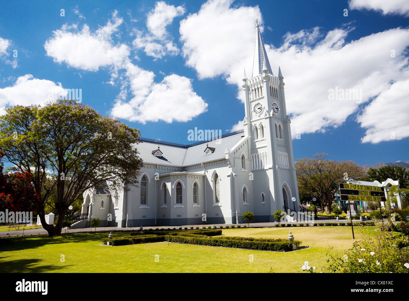landmark church building in Robertson, South Africa Stock Photo