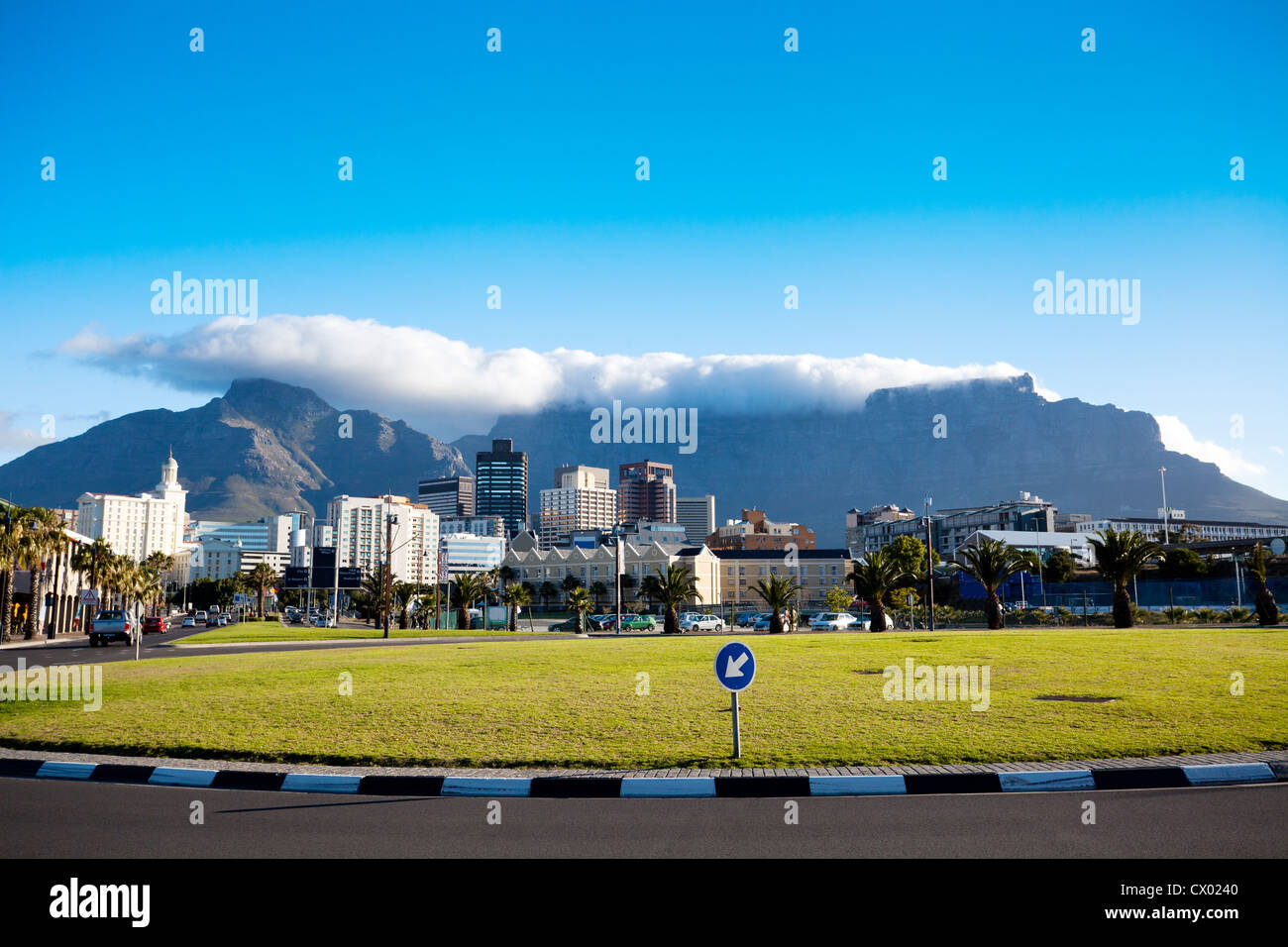 cityscape of Cape Town, South Africa Stock Photo