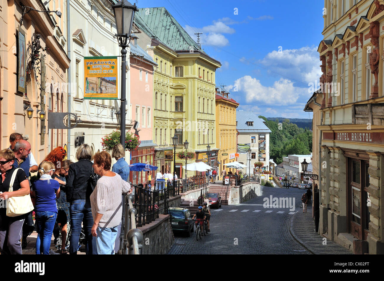Banska Stiavnica historic town Slovakia Europe Stock Photo