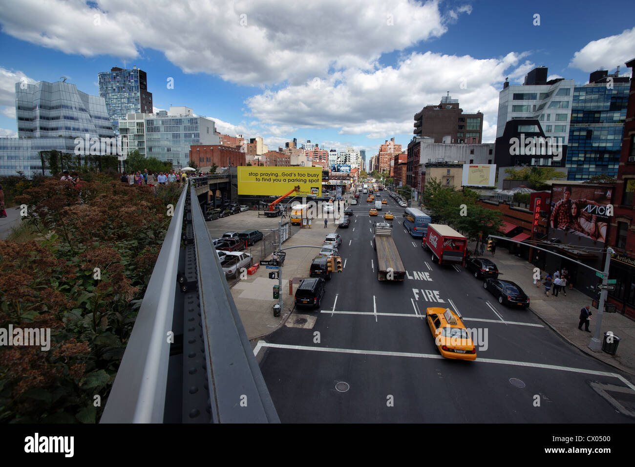 the high line park in Chelsea, New York City Stock Photo Alamy