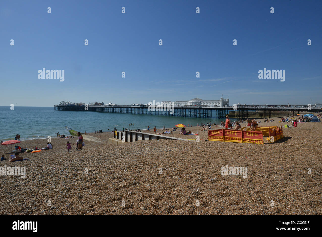 Brighton by the sea Stock Photo Alamy