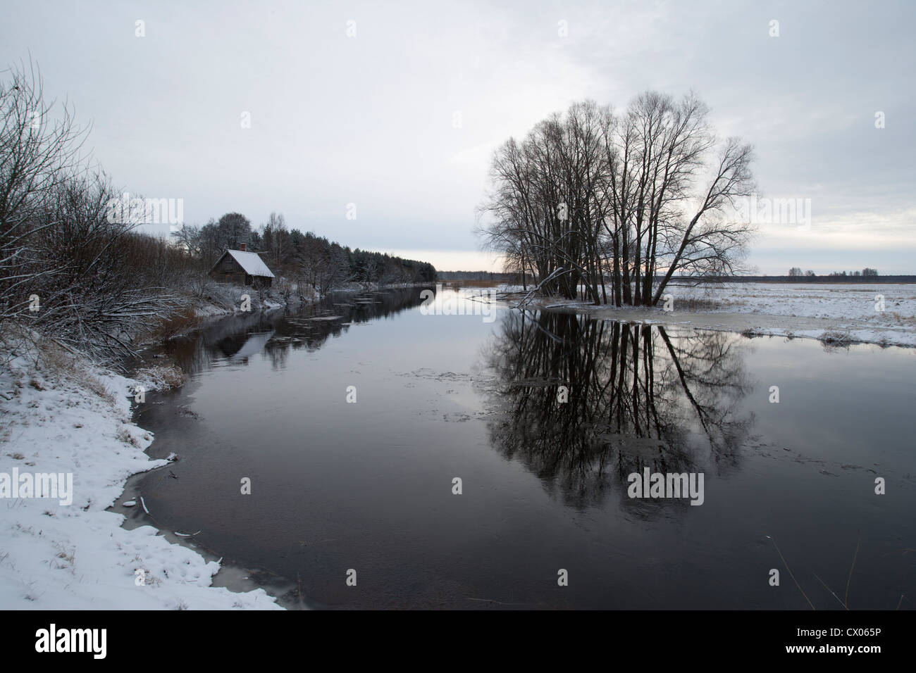 River Suur-Emajõgi Stock Photo
