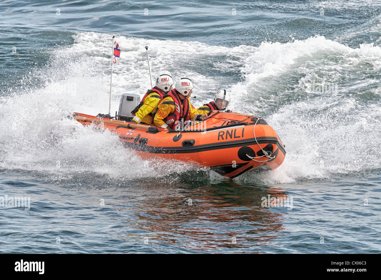 Cromer inshore Lifeboat to the rescue Stock Photo