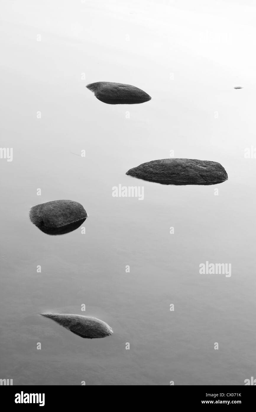 Stones in Baltic Sea Stock Photo