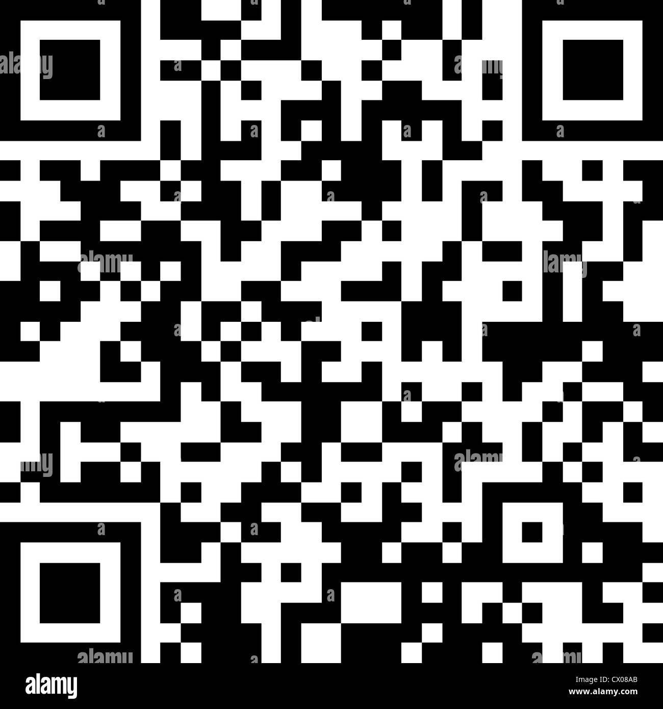 QR Code. Stock Photo